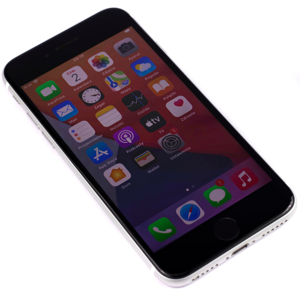 Apple iPhone SE 2020 White 64GB Smartfon - Klasa Dobry (Komunikat o Baterii)