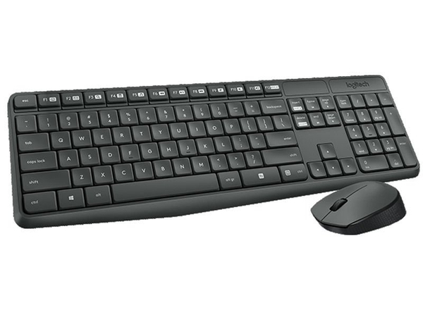 Zestaw Klawiatura + Myszka Logitech MK235 Desktop (K235 + M170) Bezprzewodowy | Refurbished