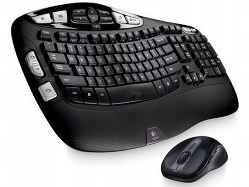 Zestaw Klawiatura + Myszka Logitech MK550 (K350 + M510) Wave Combo Bezprzewodowy | Refurbished