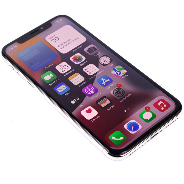 Apple iPhone X Silver 256GB Smartfon - Klasa A+