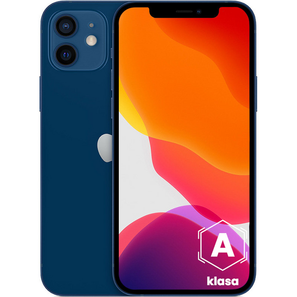 Apple iPhone 12 Blue 128GB Smartfon - Stan Dobry (Komunikat o Kamerze + Komumikat o Baterii)