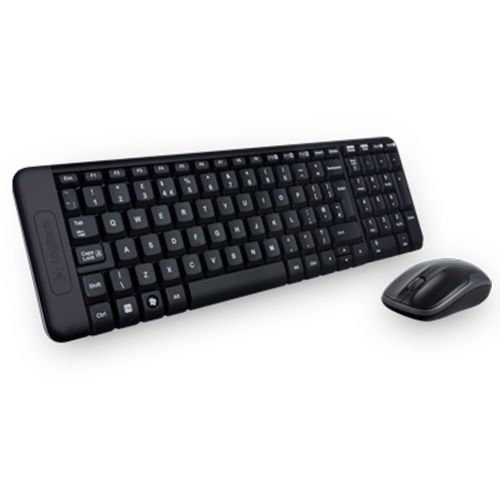 Zestaw Klawiatura + Myszka Logitech MK220(K220 + M150 ) Bezprzewodowy UK | Refurbished