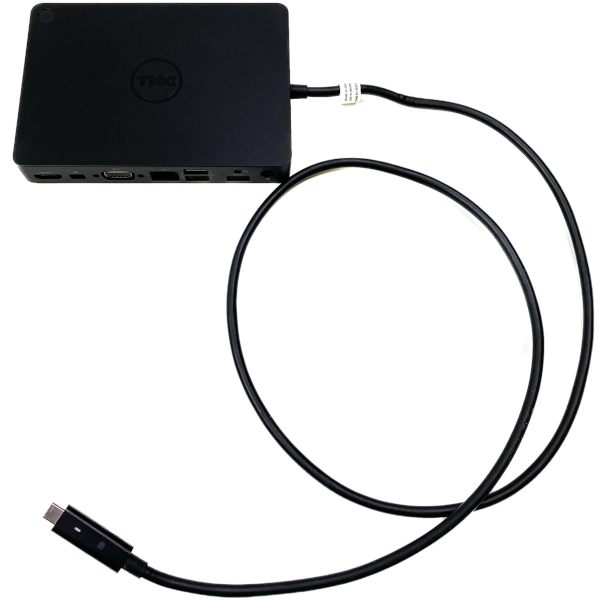 Stacja dokująca Dell WD15 + Zasilacz Dell 130W 7,4 x 5,0 mm PA-4E Klasa X_B (Uszkodzona obudowa USB-C)
