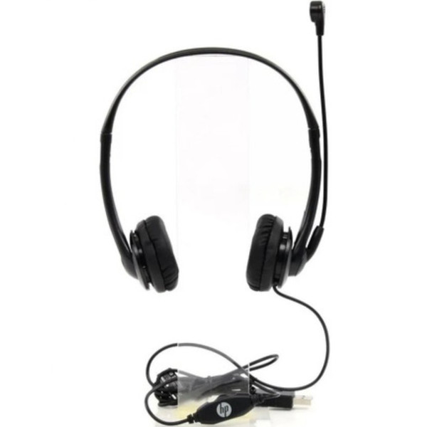 Słuchawki z mikrofonem HP T1A67AA USB (NOWE)