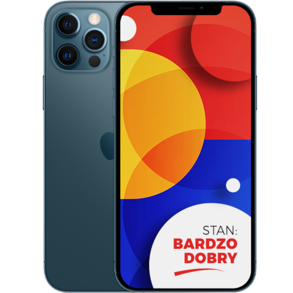 Apple iPhone 12 Pro Pacific Blue 256GB Smartfon - Stan Bardzo Dobry