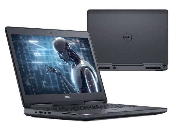 Laptop Dell Precision 7520 WorkStation / i7-6920HQ / 32GB / 512GB SSD / 15,6" Full HD / M2200M / W11P / Klasa A