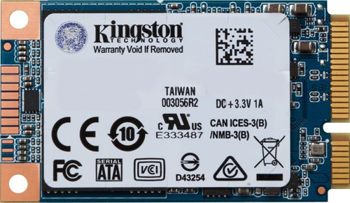 Dysk SSD 480GB / KINGSTON / SUV500MS/480G / 500MB/s 520MB/s / mSATA / Nowy