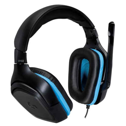 Słuchawki Gamingowe Logitech G432 (zastępczy kabel/rozdzielacz AUX)| Używane