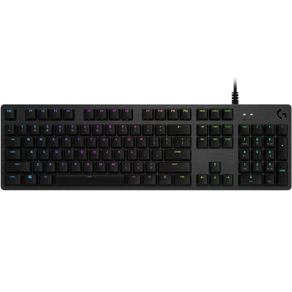 Klawiatura Mechaniczna Logitech G512 RGB Carbon GX Brown FRA (układ francuski) | Refurbished