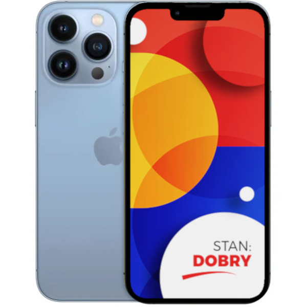 Apple iPhone 13 Pro Sierra Blue 256GB Smartfon - Stan Dobry (Brak Face ID)