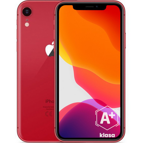 Apple iPhone XR Coral 128GB Smartfon -  Klasa A+ (Brak Face ID+Komunikat o Baterii)