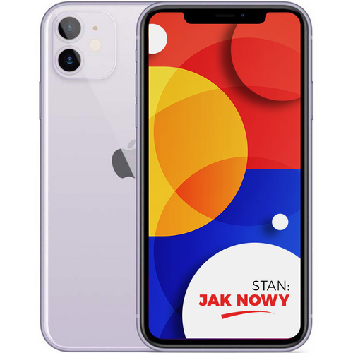 Apple iPhone 11 Purple 64GB Smartfon - Stan Jak Nowy