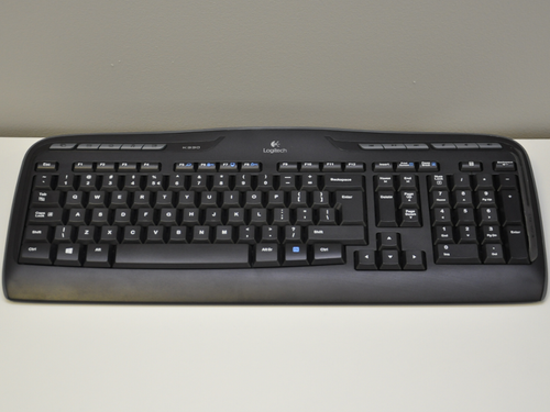 Zestaw Klawiatura + Myszka Logitech MK330 (K330 + M215) US INTERNATIONAL UŻYWANY