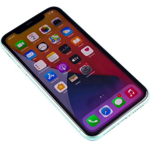 Apple iPhone 11 Green 64GB Smartfon - Stan Dobry