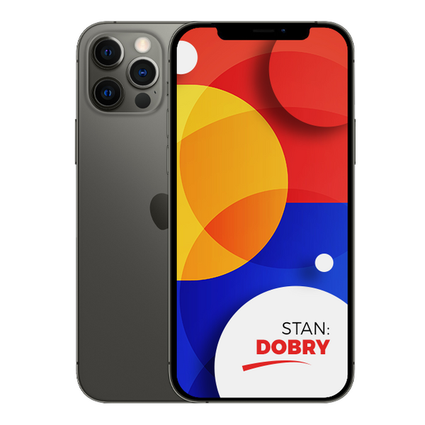 Apple iPhone 12 Pro Graphite 256GB Smartfon - Stan Dobry