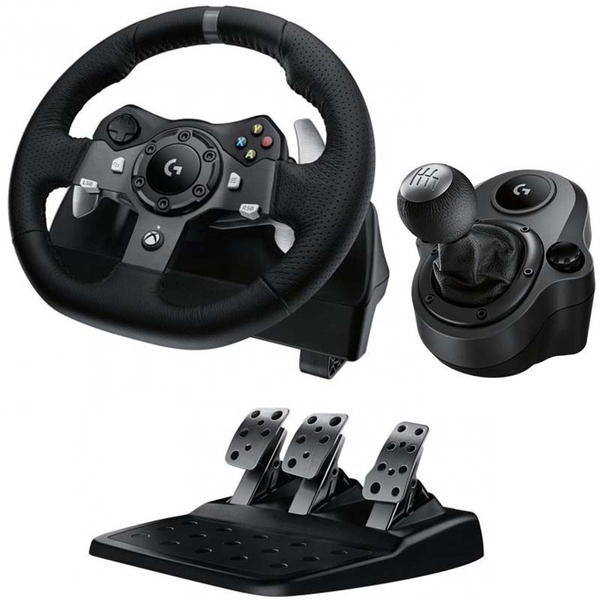 ZESTAW LOGITECH G920 RACING WHEEL + FORCE SHIFTER | Refurbished