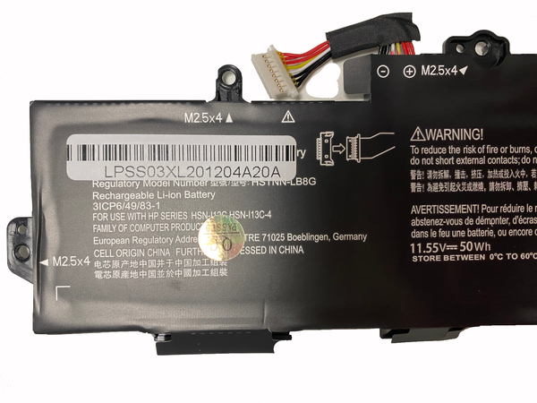 Bateria SS03XL do laptopa HP EliteBook 735 745 840 G5 G6 / 11.55V 50Wh / Nowa