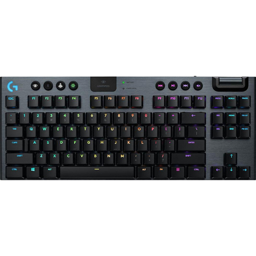 Klawiatura Mechaniczna Logitech G915 TKL Lightspeed RGB GL Linear Switch Bezprzewodowa DEU (Układ Niemiecki) | Refurbished