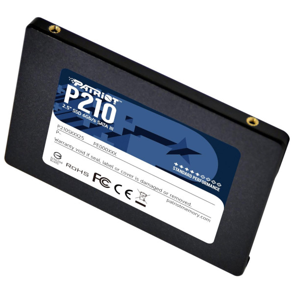 Dysk SSD / 512GB PATRIOT / P210S512G25 / 430MB/s | 520MB/s / 2,5'' SATA 3 - Nowy
