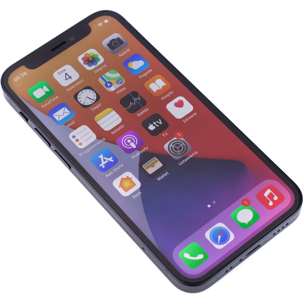 Apple iPhone 12 mini Black 128 GB Smartfon - Stan Dobry (Komunikat o kamerze)