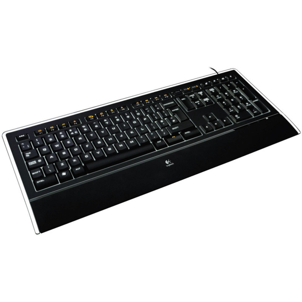 Klawiatura Logitech Illuminated K740 Przewodowa USB US Int Layout UŻYWANA