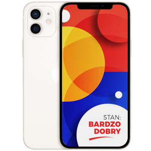 Apple iPhone 12 White 128GB Smartfon - Stan Bardzo Dobry