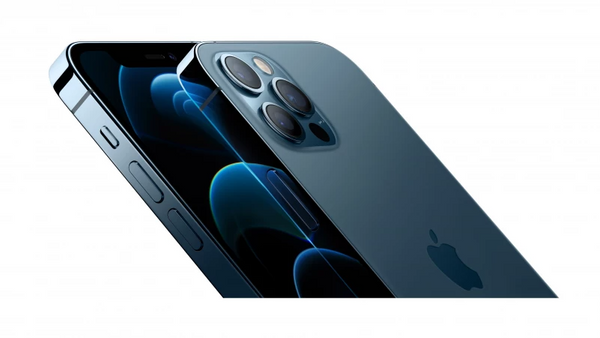 Apple iPhone 12 Pro Max Pacific Blue 256GB Smartfon - Stan Bardzo Dobry (Komunikat o LCD)