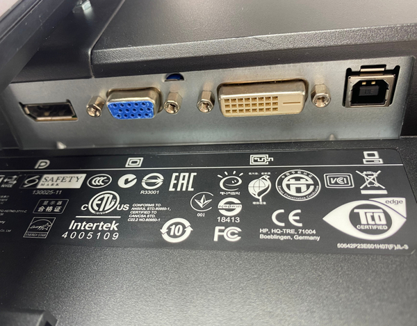 Monitor HP EliteDisplay E231 23 1920x1080 DVI VGA DisplayPort Klasa A-