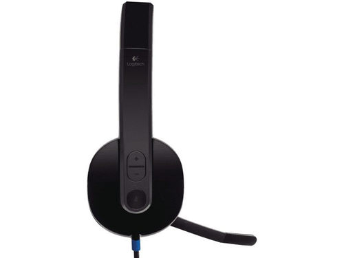 Słuchawki z Mikrofonem Logitech H540 Przewodowe USB | Refurbished
