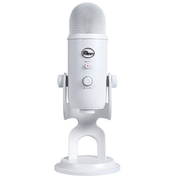 Mikrofon pojemnościowy Blue Yeti USB White | Refurbished