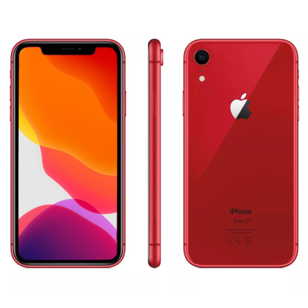 Apple iPhone XR Red 128GB Smartfon - Stan Bardzo Dobry (Komunikat o baterii)
