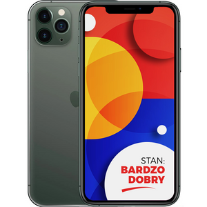 Apple iPhone 11 Pro Max Midnight Green 256GB Smartfon - Stan Bardzo Dobry
