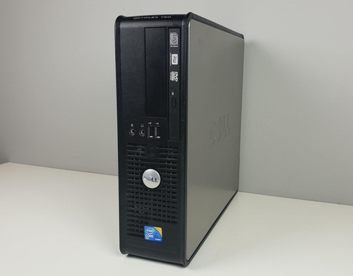 Komputer stacjonarny Dell Optiplex 760 / Core 2 Duo E8400 / 4 GB DDR2 / 250 GB HDD / Klasa A