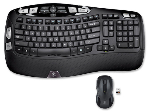 Zestaw Klawiatura + Myszka Logitech MK550 (K350 + M510) Wave Combo Bezprzewodowy | Refurbished