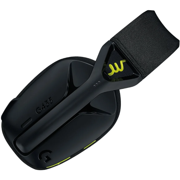 Słuchawki Gamingowe Logitech G435 Lightspeed Wireless Gaming Black | Brak odbiornika, Łączność Bluetooth | Refurbished