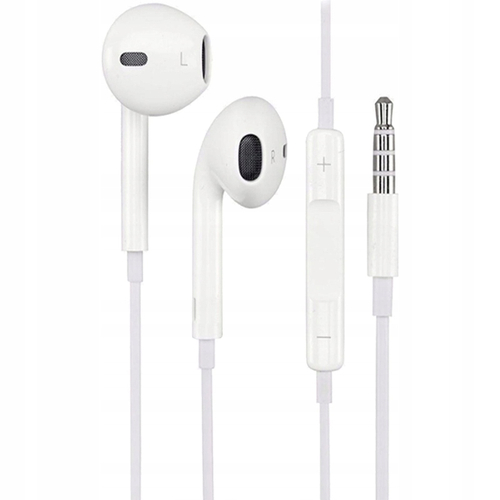 Słuchawki APPLE EARPODS do IPHONE 5, 6, 6s, SE JACK 3.5mm Przewodowe OPEN BOX