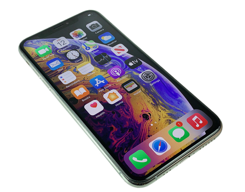 Apple iPhone XS Silver 64 GB Smartfon - Stan Bardzo Dobry (Wymieniona Bateria)