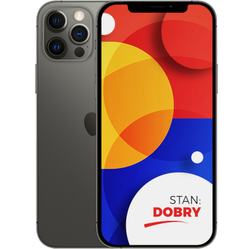 Apple iPhone 12 Pro Max Graphite 256GB Smartfon - Stan Dobry (Komunikat o kamerze)
