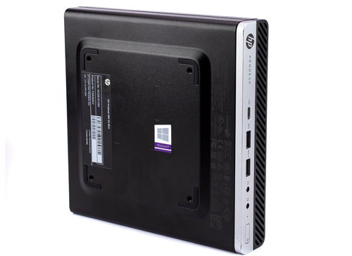 Komputer stacjonarny HP ProDesk 600 G4 Mini DM i3 - 8100T / 8GB Ram / 1TB SSD /  W11P / Klasa A-