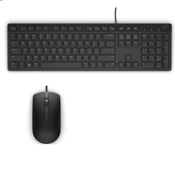 Klawiatura Dell KB216-BK + Mysz Dell MS116