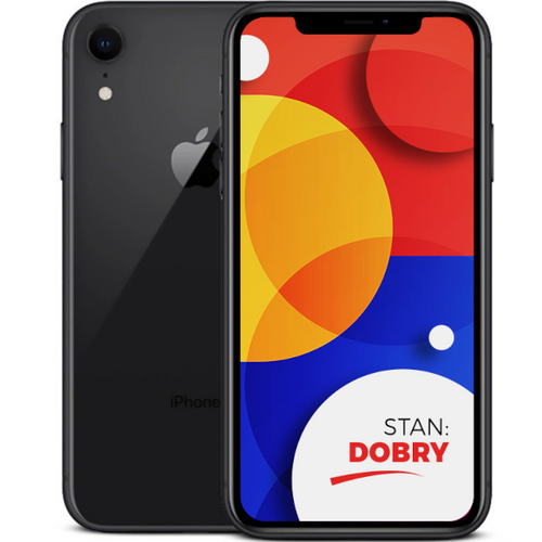 Apple iPhone XR Black 128GB Smartfon - Stan Dobry