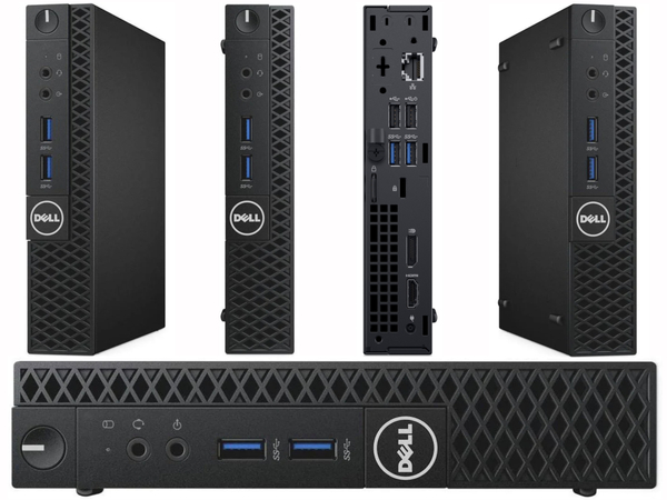 Komputer stacjonarny Dell Optiplex 3070 Micro / i5-9500T / 16GB DDR4 / 128GB SSD / W11P / Klasa A