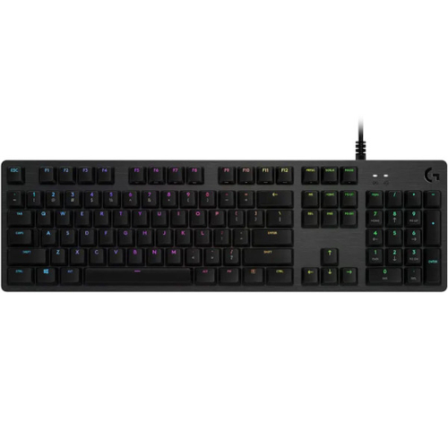 Klawiatura Mechaniczna Logitech G512 RGB Carbon GX Brown DE (układ niemiecki) | Refurbished