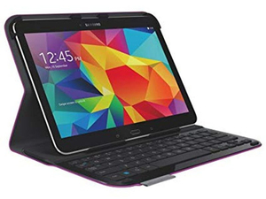 Klawiatura Logitech Ultrathin Folio do Samsung Galaxy Tab 4 Fioletowa | Refurbished