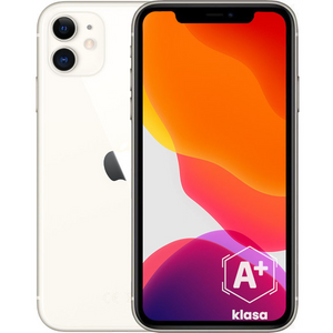 Apple iPhone 11 White 64 GB Smartfon - Klasa A+  (Komunikat o LCD)