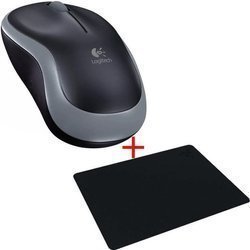Myszka Bezprzewodowa Logitech M185 Swift Grey USB + podkładka Razer Goliathus Stealth | Refurbished
