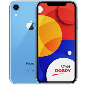 Apple iPhone XR Blue 64GB Smartfon - Stan Dobry