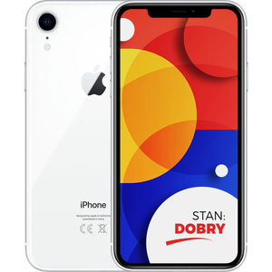 Apple iPhone XR White 64GB Smartfon - Stan Dobry
