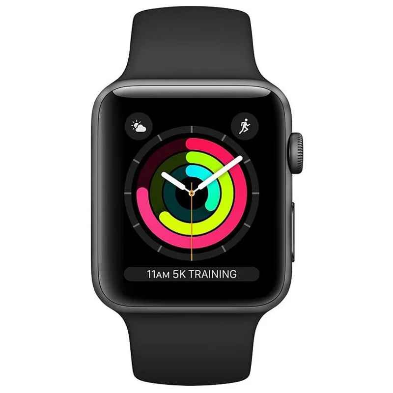 Apple Watch Series 3 (GPS) Space Gray 38mm Stan Bardzo Dobry