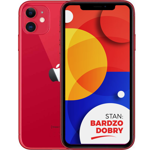 Apple iPhone 11 Red 64GB Smartfon - Stan Bardzo Dobry